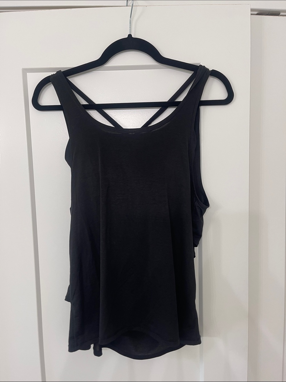 lululemon athletica Black Strappy Back Tank